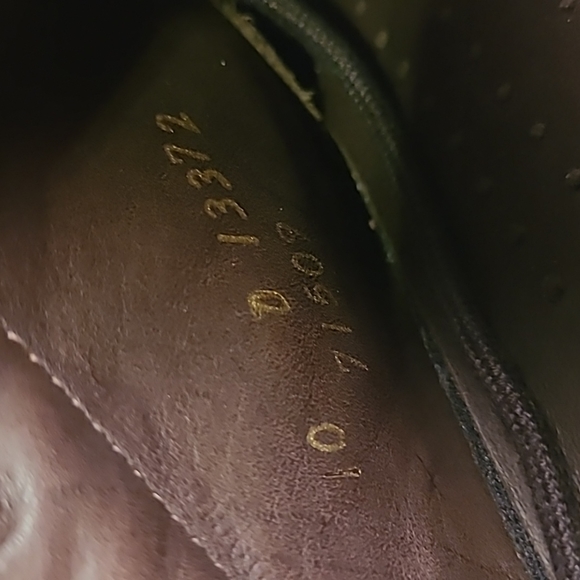 ALLEN EDMONDS Mitchell Cognac Tan Leather Sz 10 D‎ Mens Comfort Casual Shoes - Picture 9 of 9